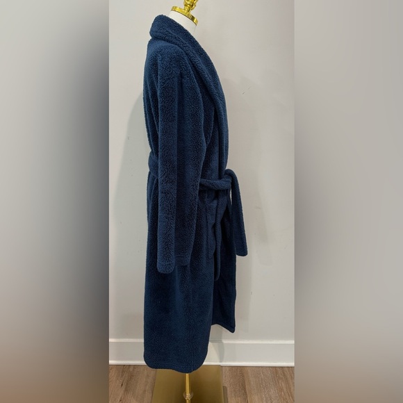 Pottery Barn Teen Size OS Blue Cozy Robe - Picture 5 of 8